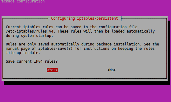 ipv4 configuration screeshot